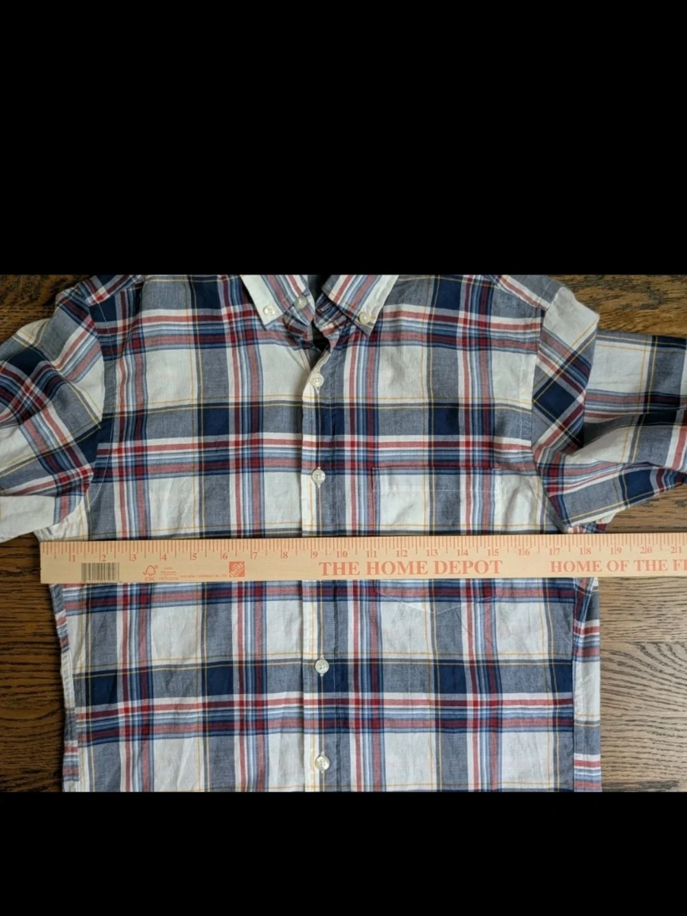 J.Crew Men's XS Summer Plaid Button Down Shirt Blue Red White Cotton 40732
